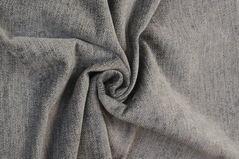 Chelsea Grey Flat Weave Upholstery Fabric - Soft Options upholstery trim