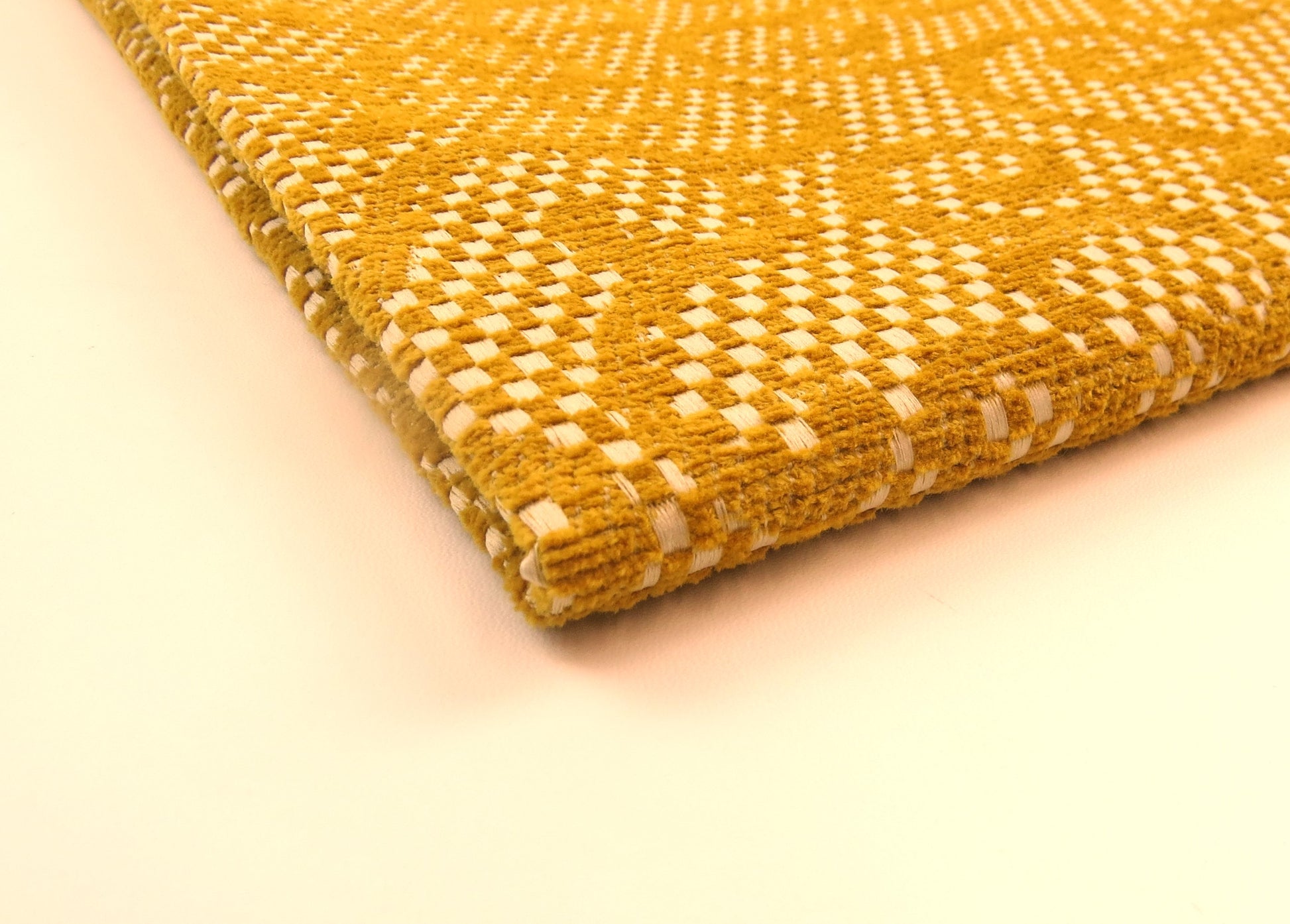 Gradius Swirl Butterscotch Brocade Upholstery Fabric