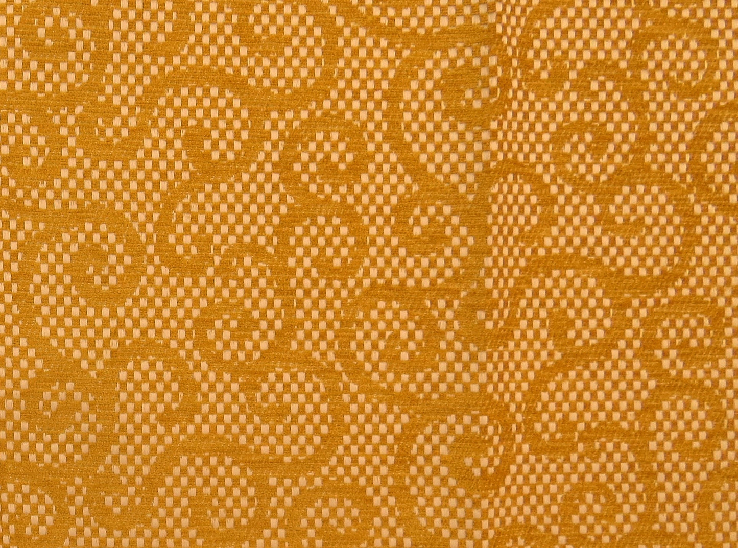 Gradius Swirl Butterscotch Brocade Upholstery Fabric - Soft Options upholstery trim