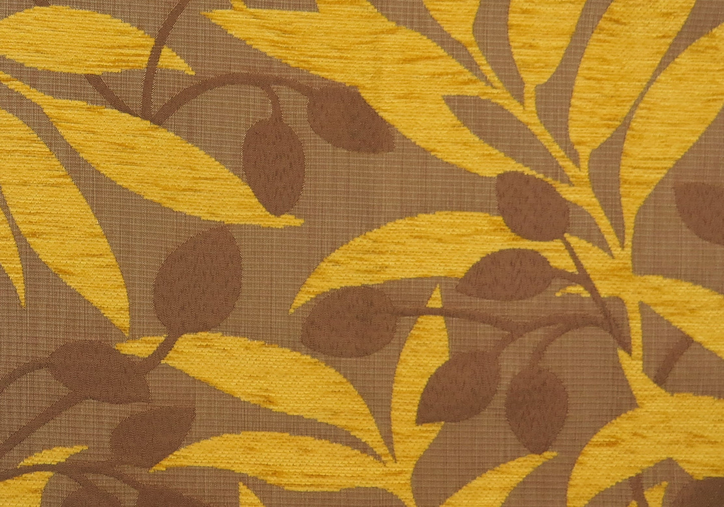 Kingston Banana Leaf Brocade Upholstery Fabric - Soft Options upholstery trim