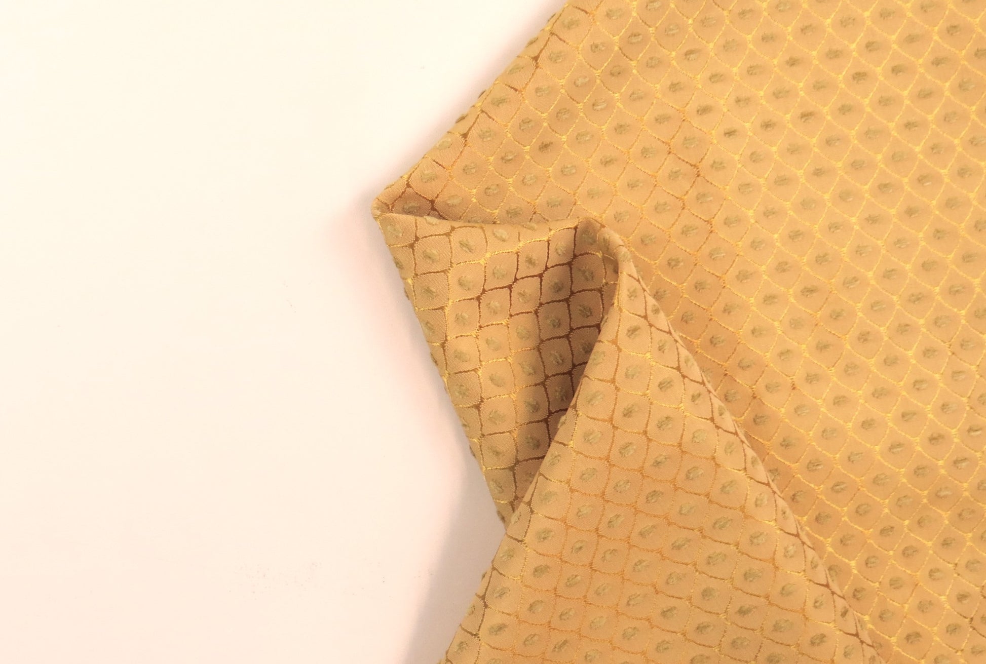 Henley Canary Brocade Upholstery Fabric