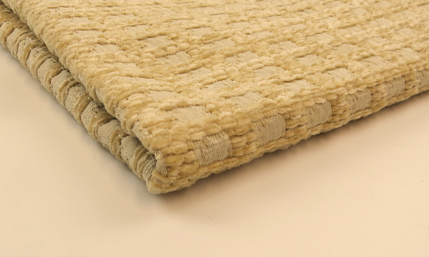 Sky Ochre Brocade Upholstery Fabric