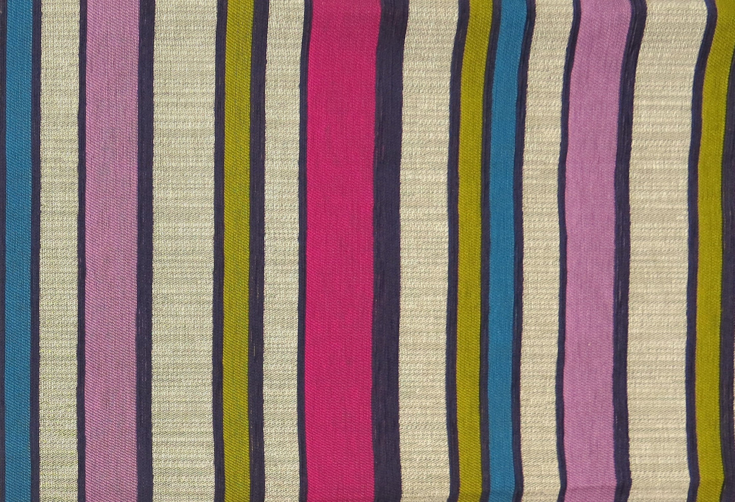 Candy Cotton Stripe Chenille Upholstery Fabric - Soft Options upholstery trim