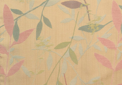 Pastel Leaf Brocade Upholstery Fabric - Soft Options upholstery trim