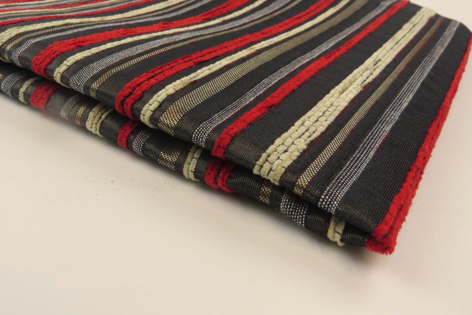 Crawford Mixed Stripe Brocade Upholstery Fabric