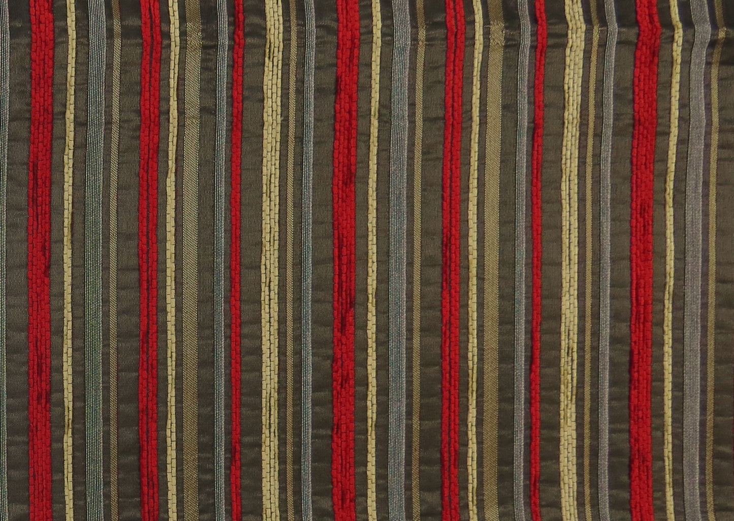Crawford Mixed Stripe Brocade Upholstery Fabric - Soft Options upholstery trim