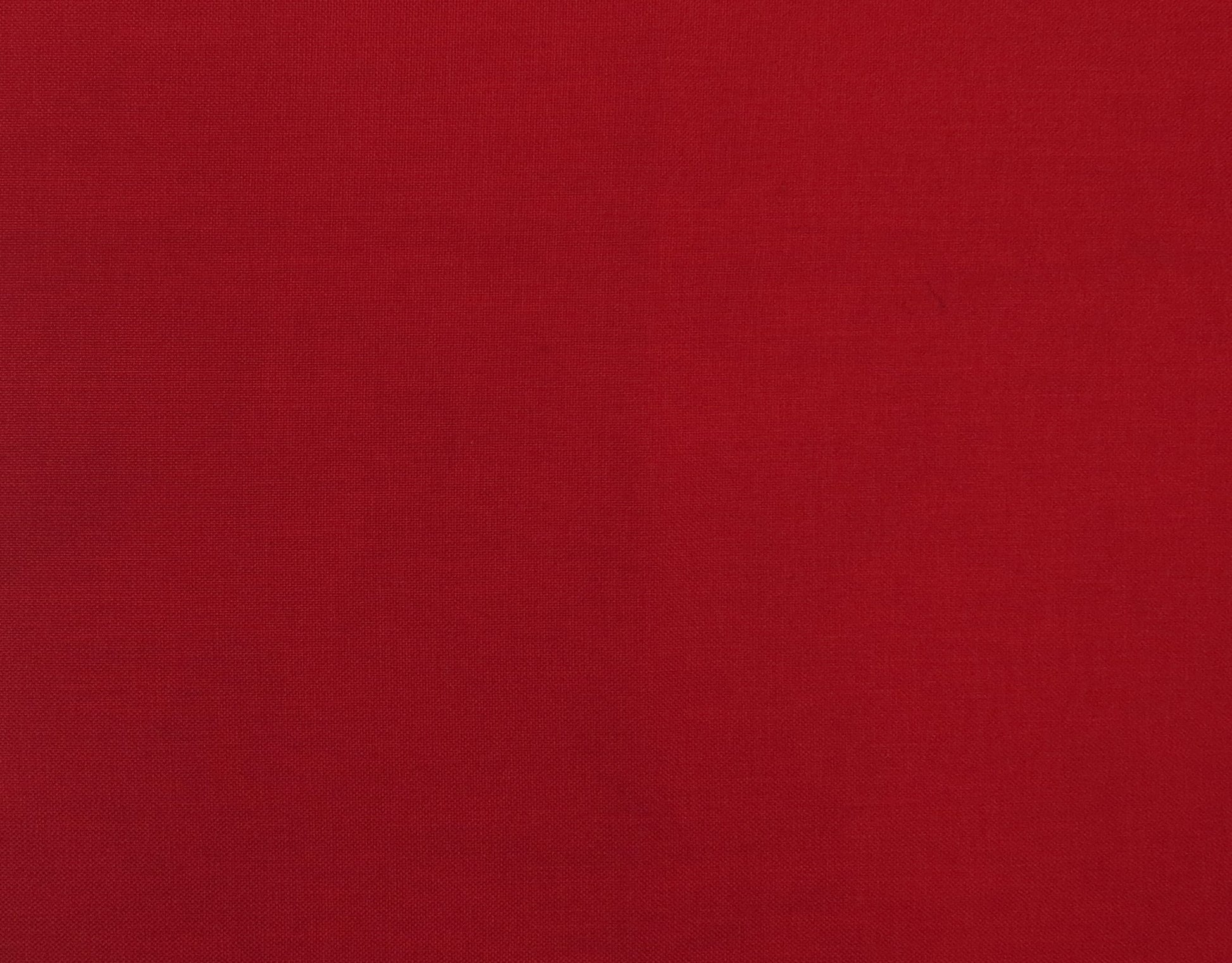 Beechfield Cardinal Red Flat Weave Upholstery Fabric