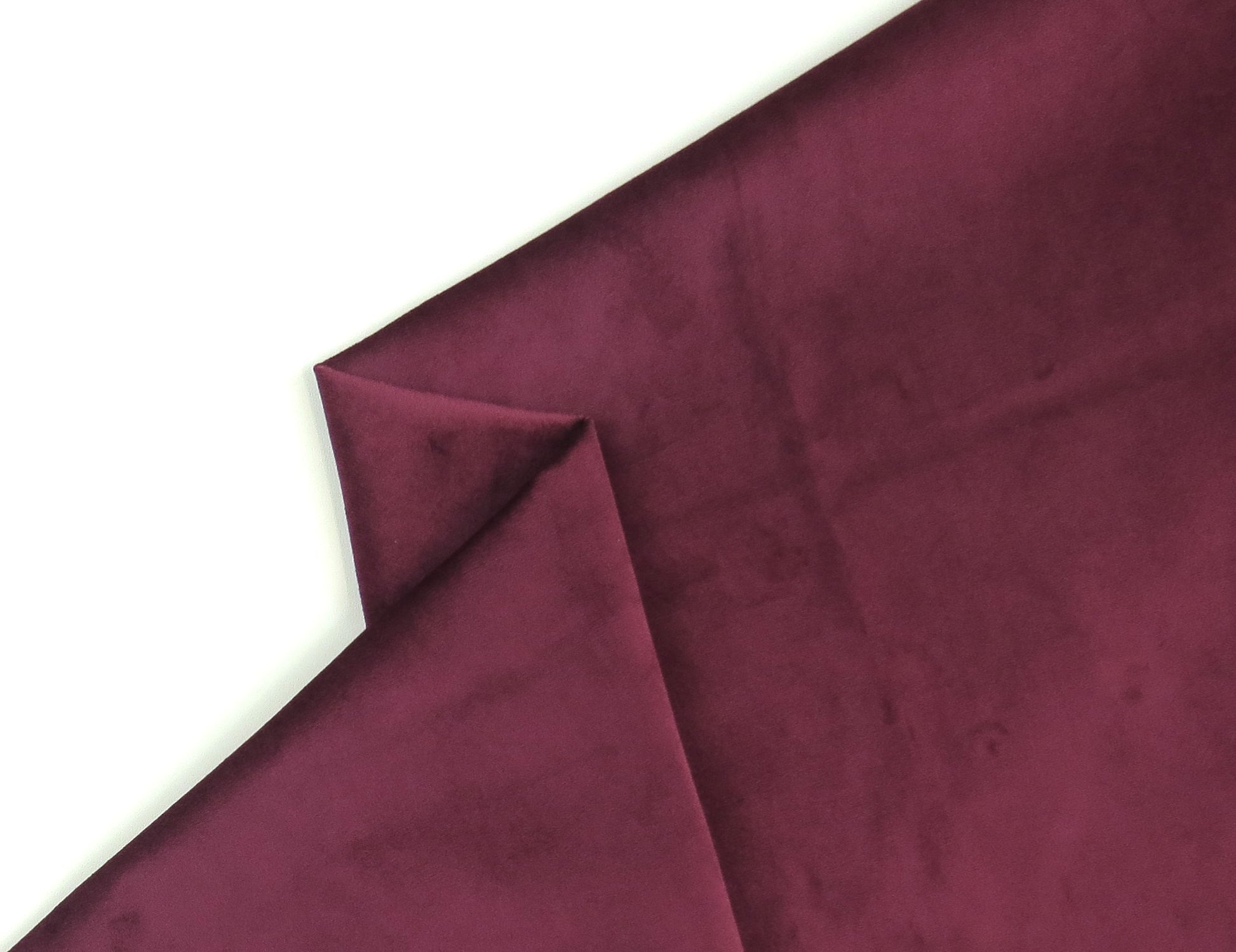 Monaco Wine Velvet Upholstery Fabric