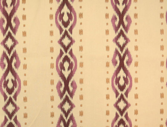 Ross Rococco Balmoral Stripe Purple Flat Weave Upholstery Fabric - Soft Options upholstery trim