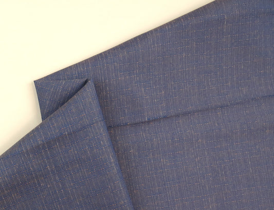 Gypsy Blueberry Linen Upholstery Fabric
