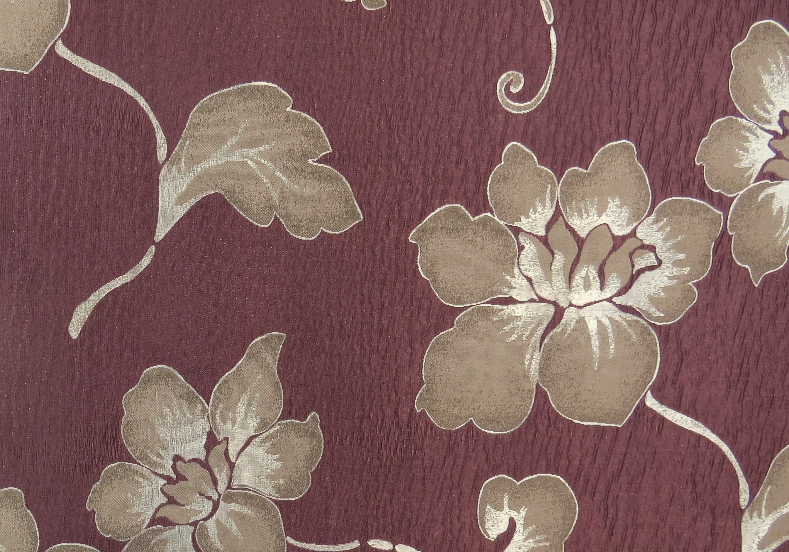 Jamaican Taffeta Floral Brocade Upholstery Fabric - Soft Options upholstery trim Soft Options Fabric Supplies