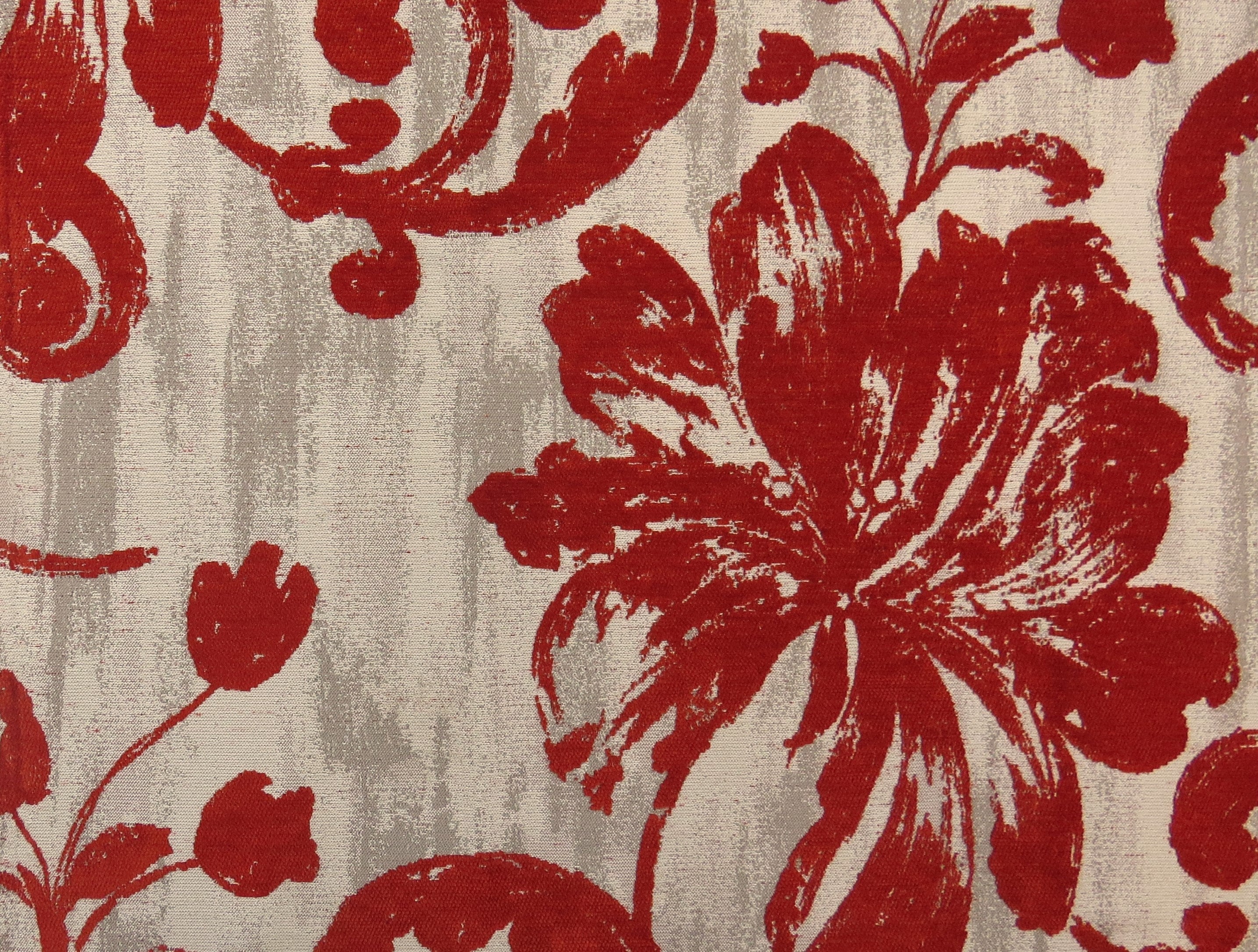 Perth Floral Chenille Upholstery Fabric - Soft Options upholstery trim Soft Options Fabric Supplies