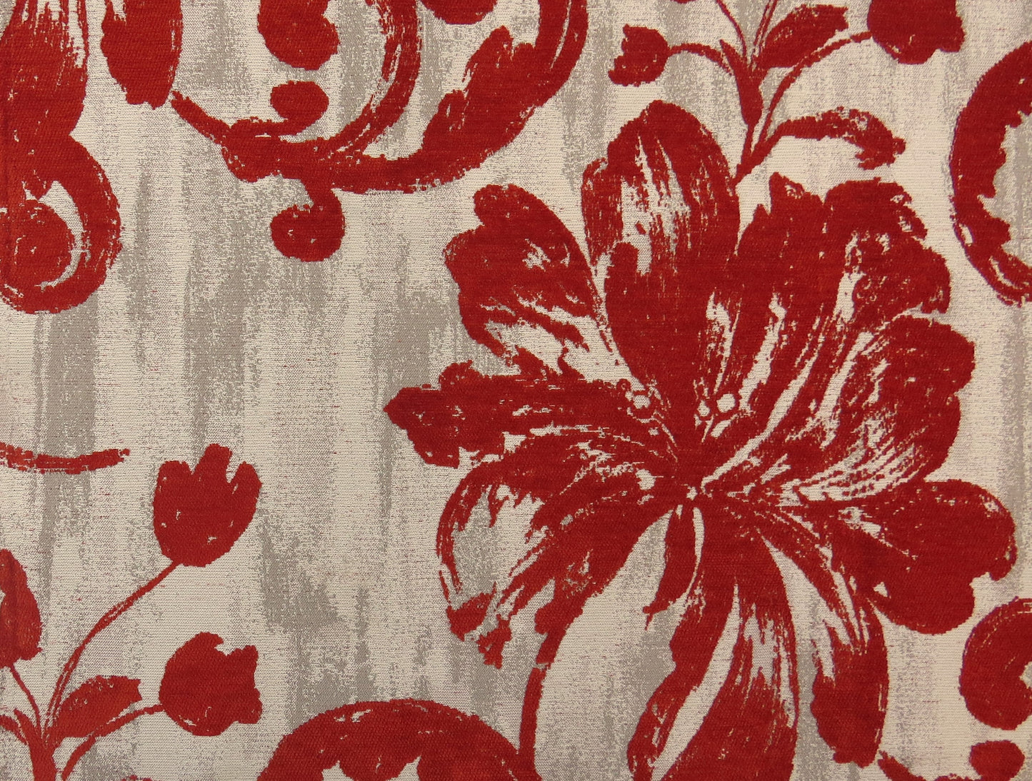 Perth Floral Chenille Upholstery Fabric - Soft Options upholstery trim