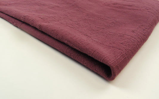 Costerico Abstract Plum Cotton Upholstery Fabric