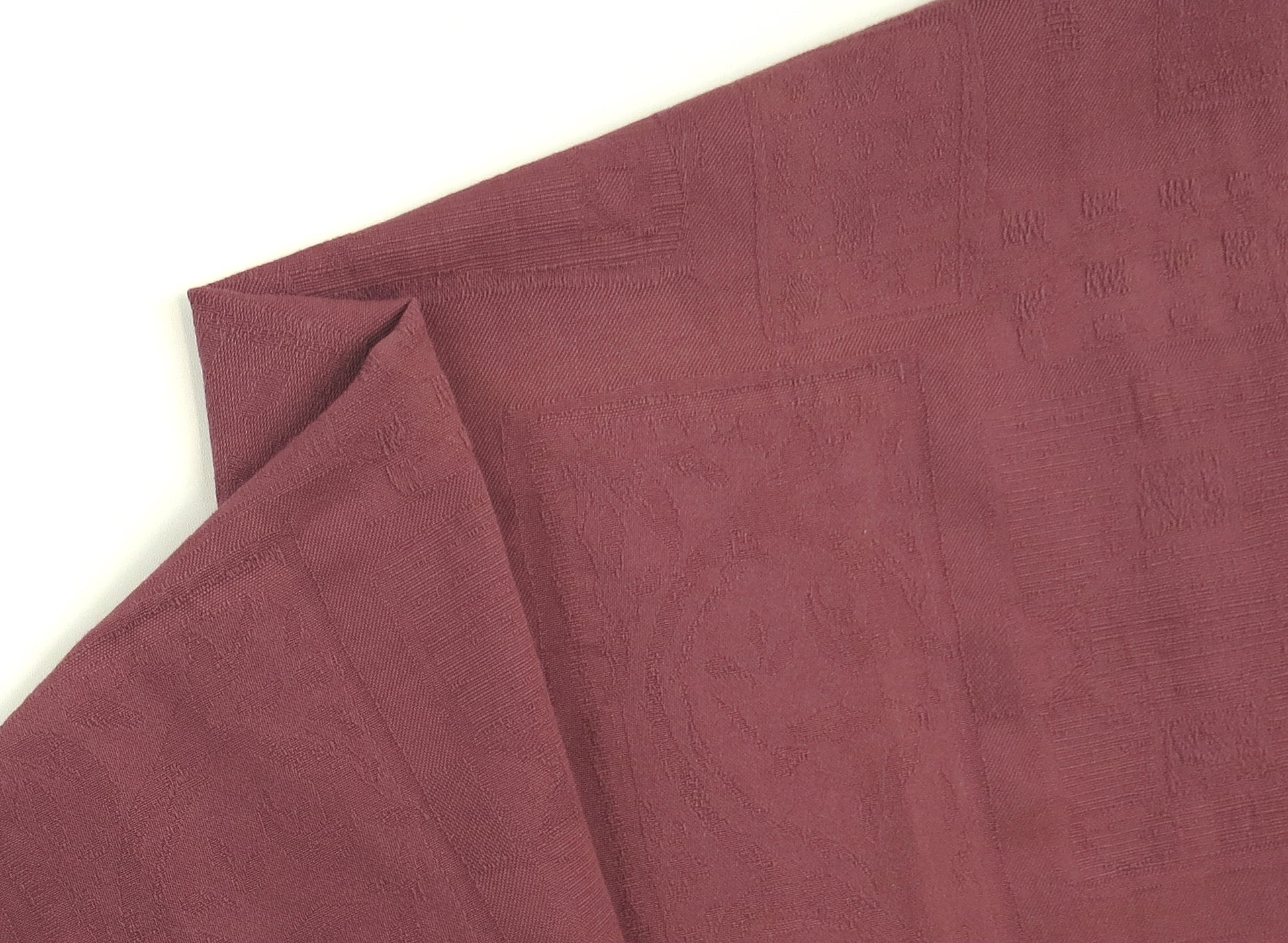 Costerico Abstract Plum Cotton Upholstery Fabric