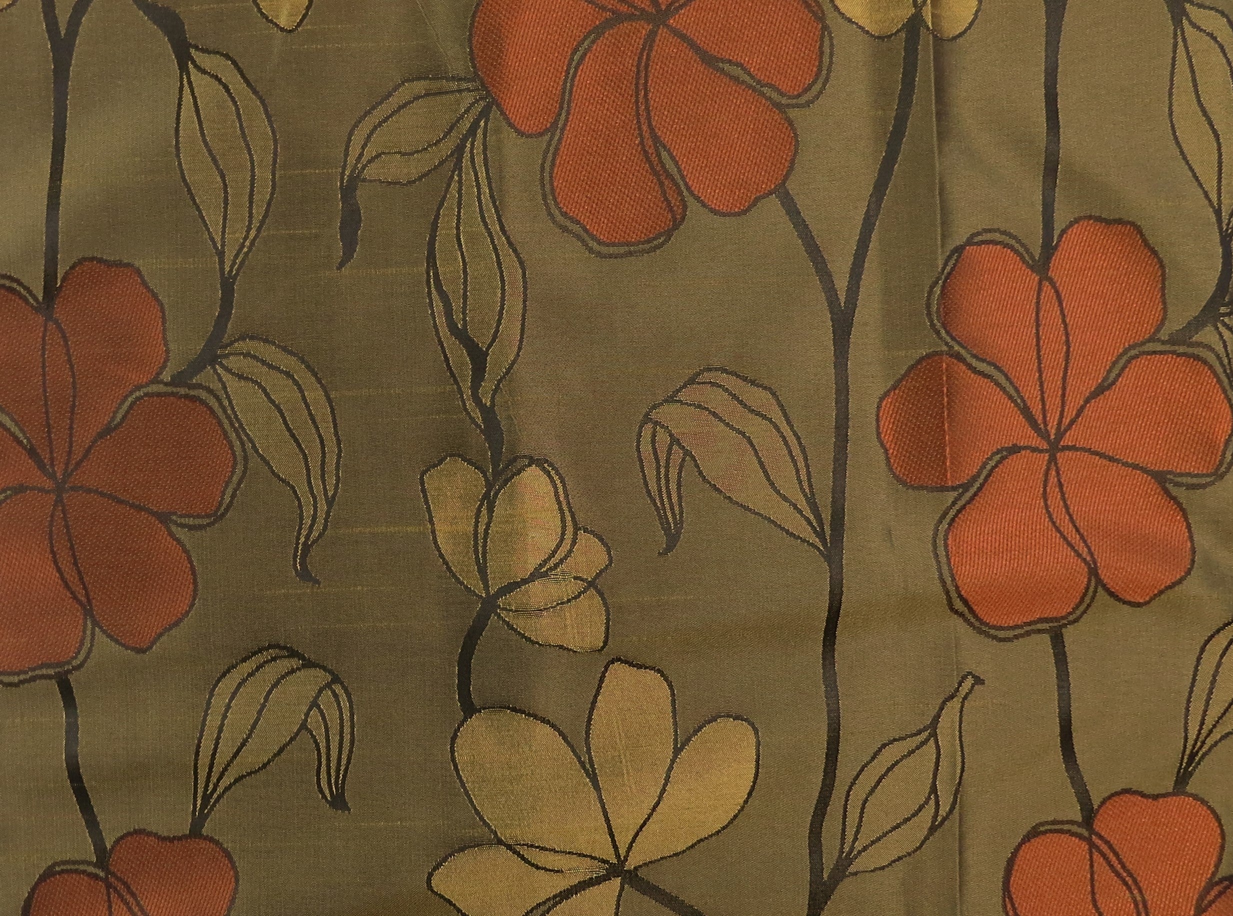 Karlos Autumn Floral Linen Upholstery Fabric - Soft Options upholstery trim Soft Options Fabric Supplies