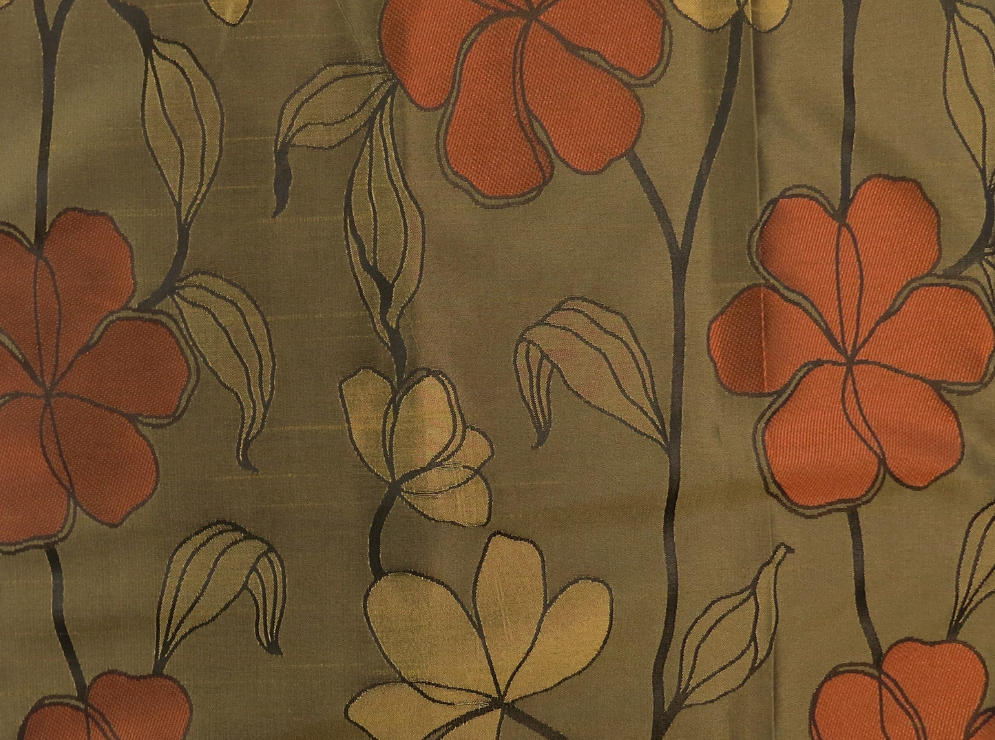 Karlos Autumn Floral Linen Upholstery Fabric - Soft Options upholstery trim