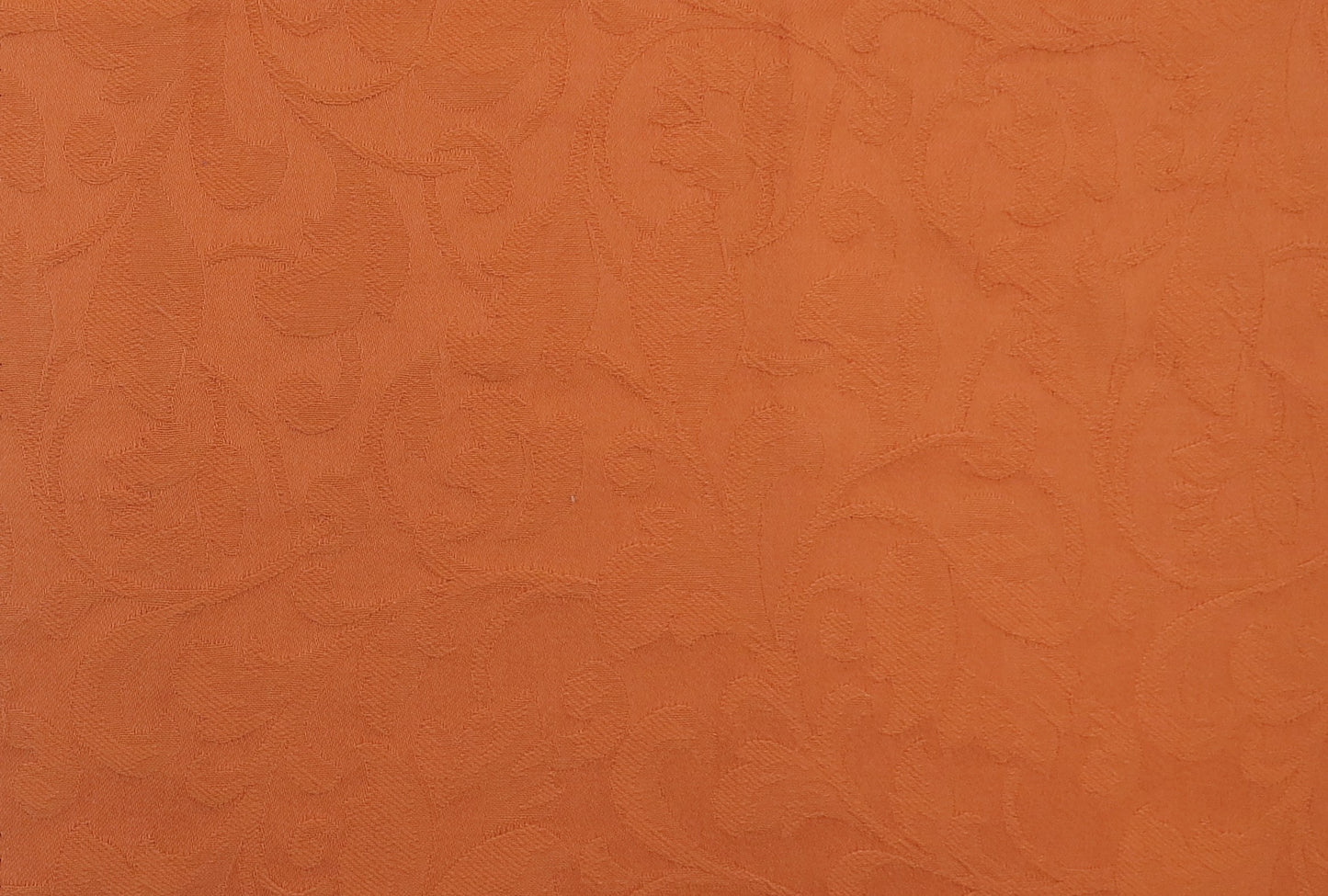 Shabby Chic Terracotta Cotton Upholstery Fabric - Washable
