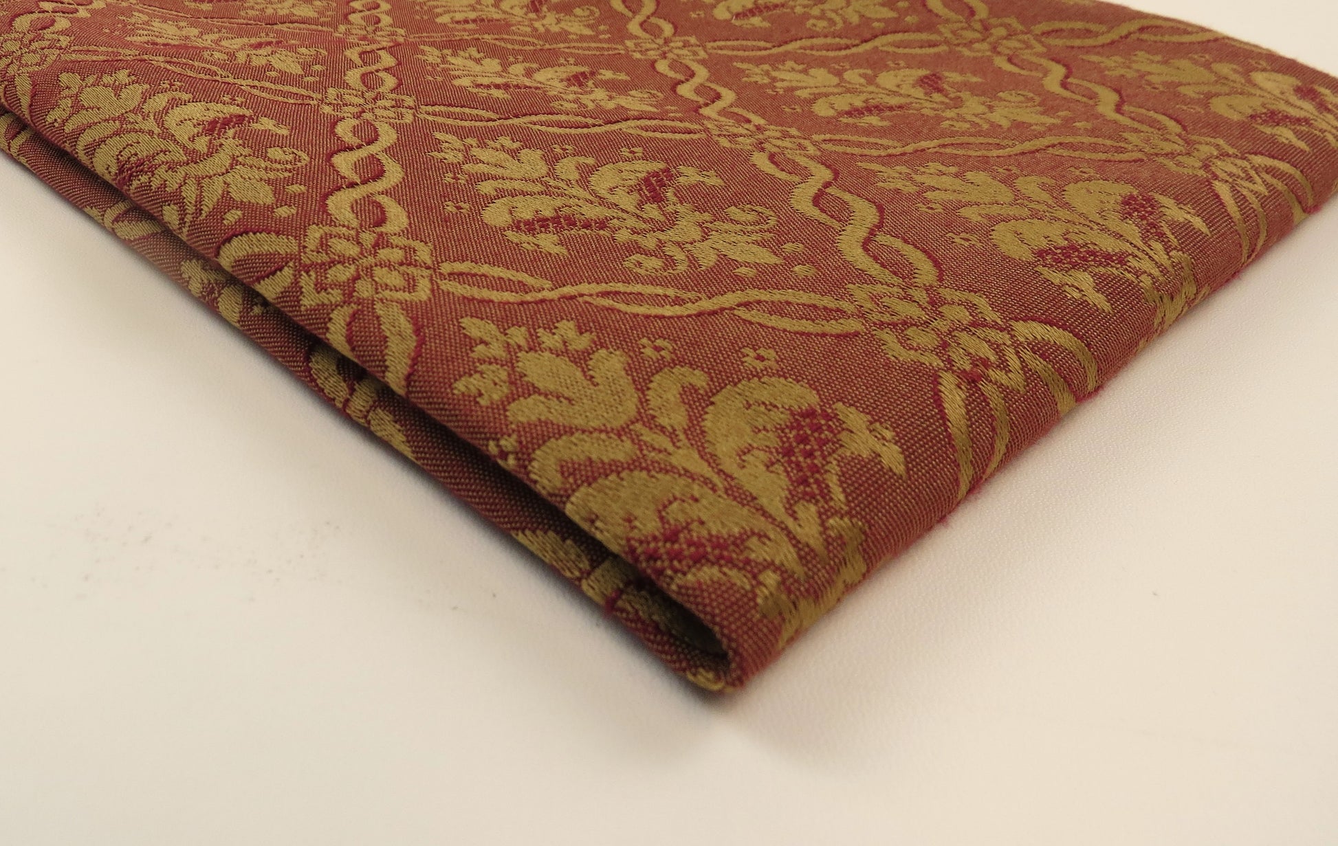 Aintree Salmon Linen Upholstery Fabric
