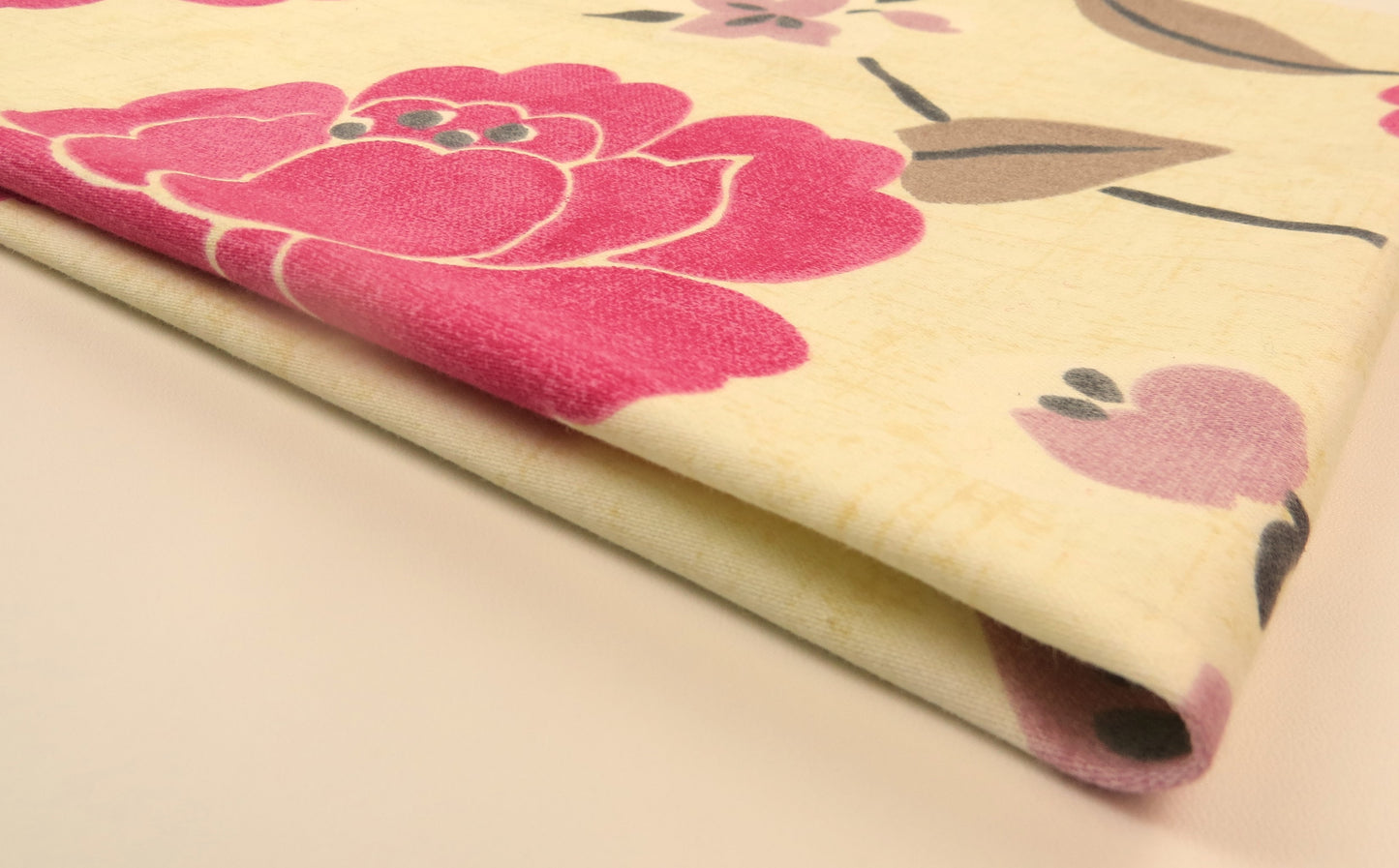 Barnard Pink Floral Cotton Upholstery Fabric