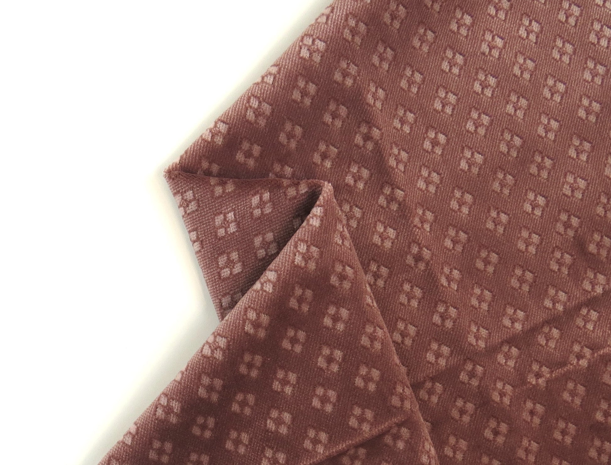 Ross Daffodil Pink Velvet Upholstery Fabric