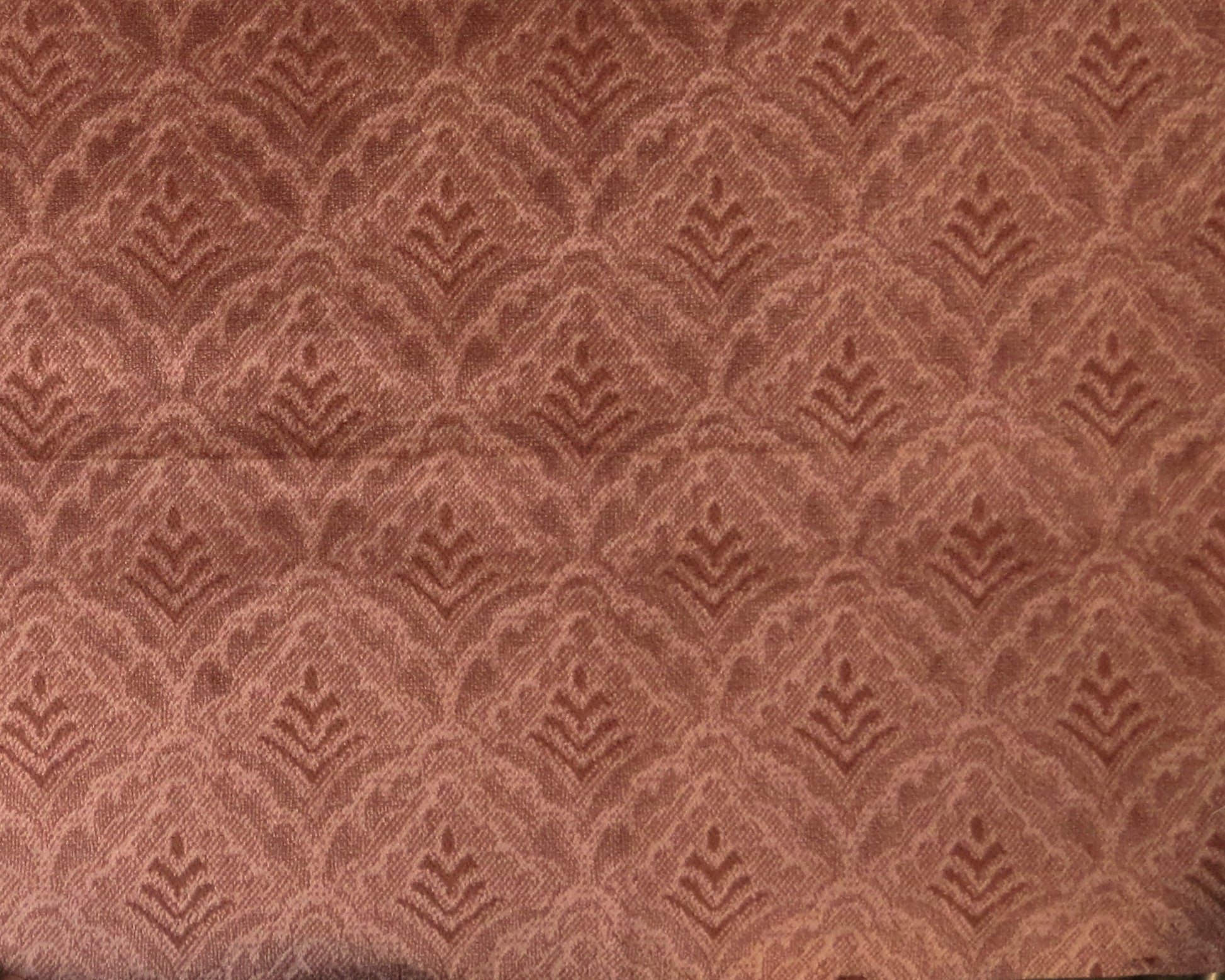 Ross Feather Pink Velvet Upholstery Fabric