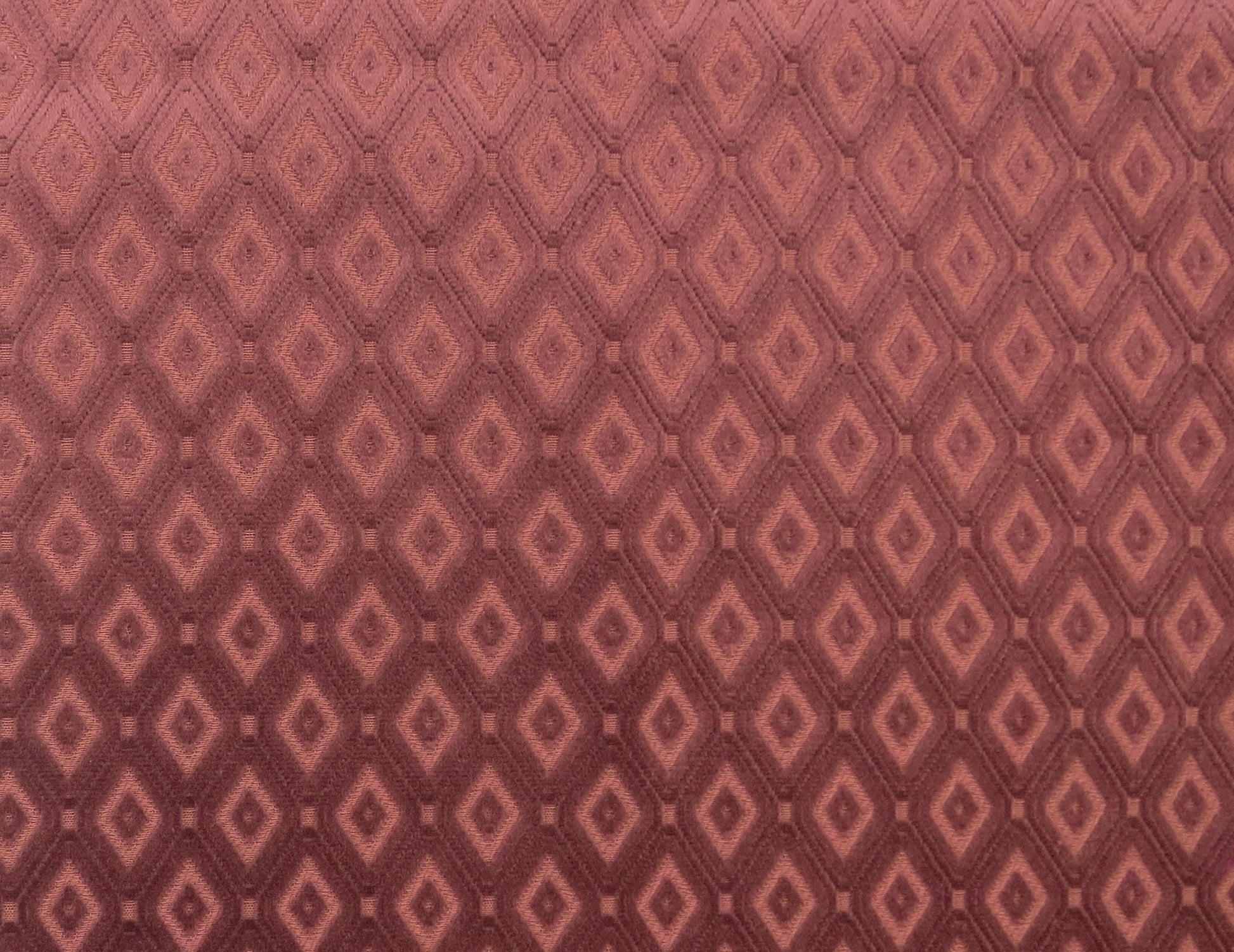 Ross Diamond Pink Velvet Upholstery Fabric