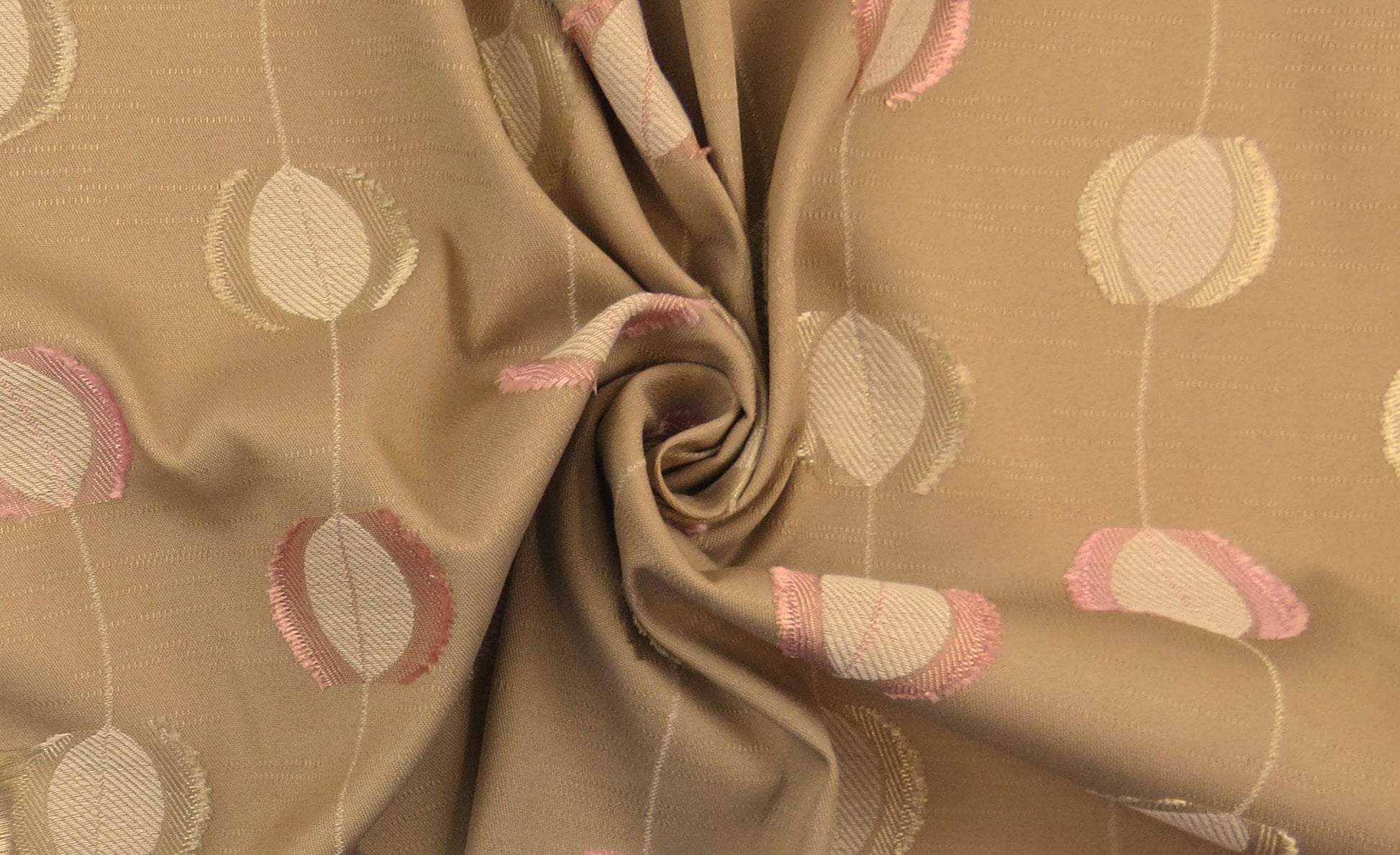 Dorian Bubbles Floral Brocade Upholstery Fabric
