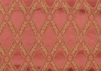 Romo Diamond Salmon Linen Upholstery Fabric - Soft Options upholstery trim