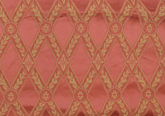 Romo Diamond Salmon Linen Upholstery Fabric - Soft Options upholstery trim