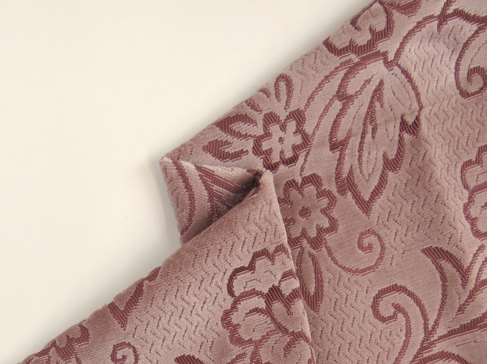 Camden Embossed Floral Velvet Upholstery Fabric