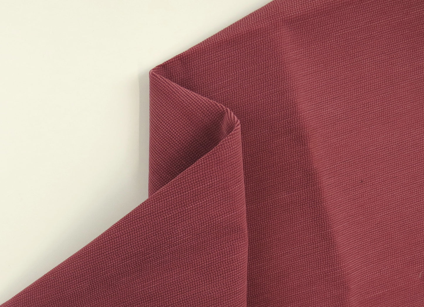 Gradius Ribbed Blush Red Chenille Upholstery Fabric - Soft Options upholstery trim