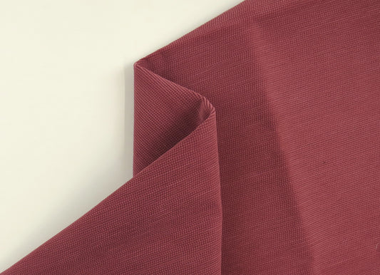 Gradius Ribbed Blush Red Chenille Upholstery Fabric - Soft Options upholstery trim