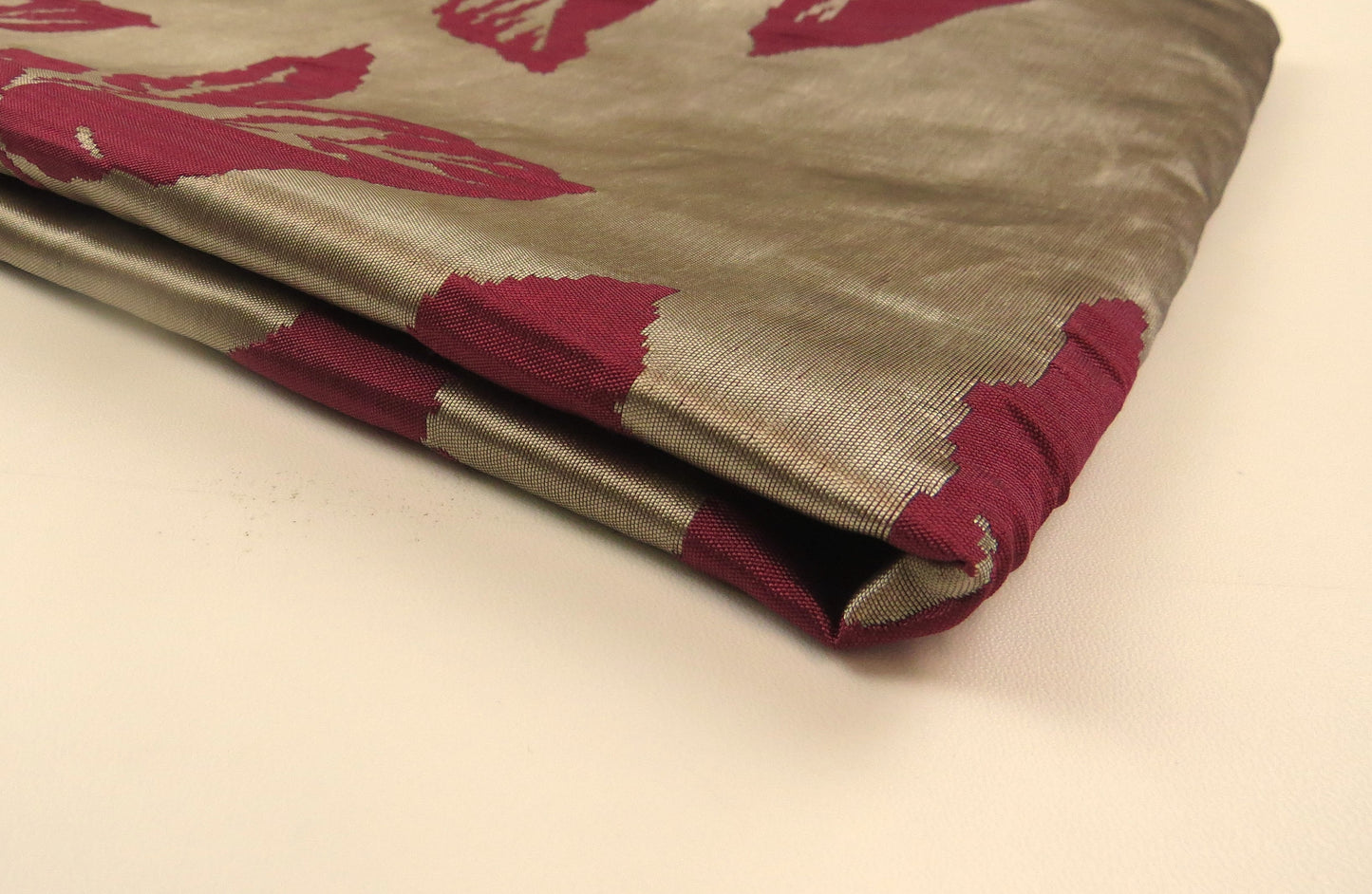 Blaydon Satin Floral Brocade Upholstery Fabric