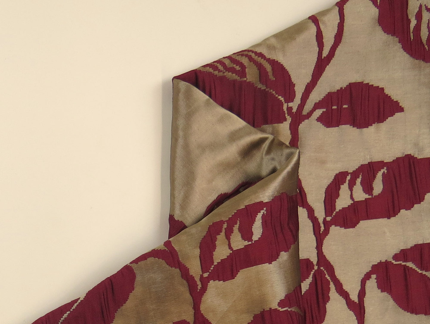 Blaydon Satin Floral Brocade Upholstery Fabric