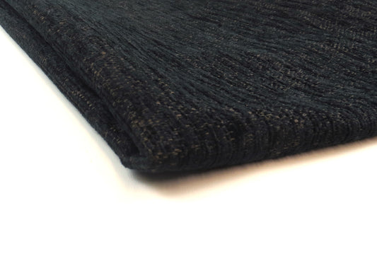 Berwick Black And Gold Flat Weave Upholstery Fabric
