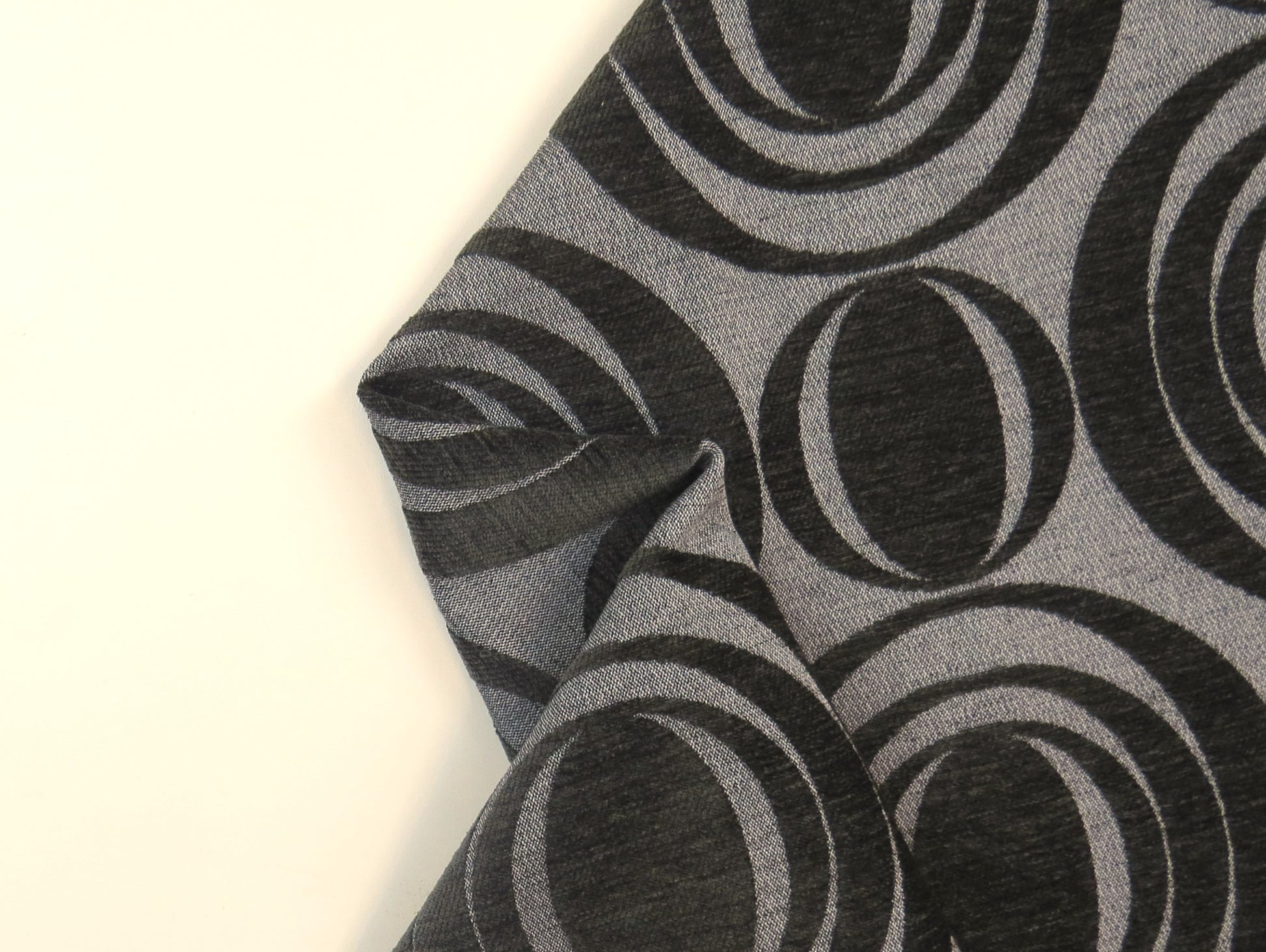 Longden Dark Fog Brocade Upholstery Fabric
