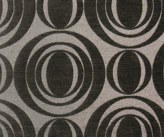 Longden Dark Fog Brocade Upholstery Fabric - Soft Options upholstery trim