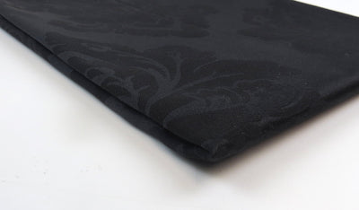 Glendale Black Brocade Upholstery Fabric - Soft Options upholstery trim