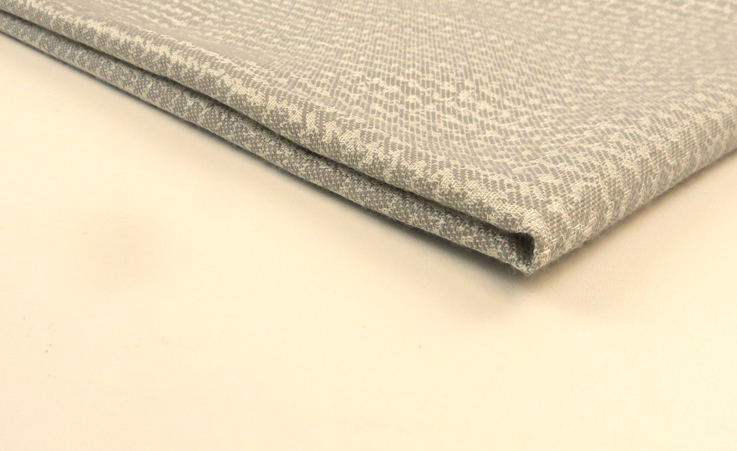 Chatsworth Waffle Silver Flat Weave Upholstery Fabric