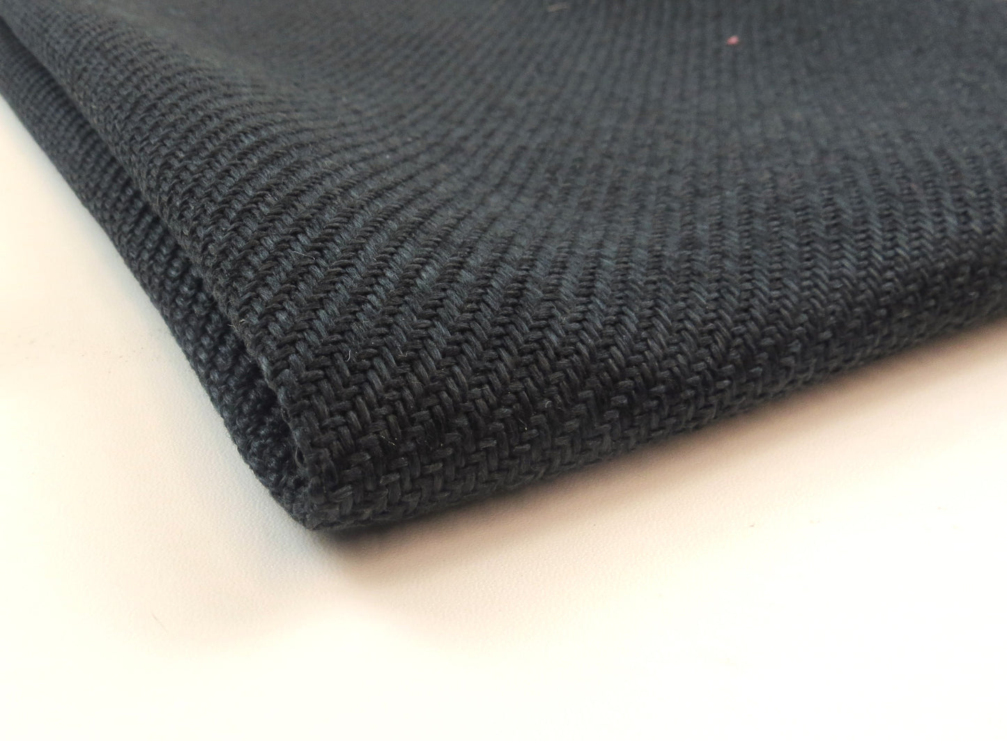 Morecombe Raven Flat Weave Upholstery Fabric - Soft Options upholstery trim