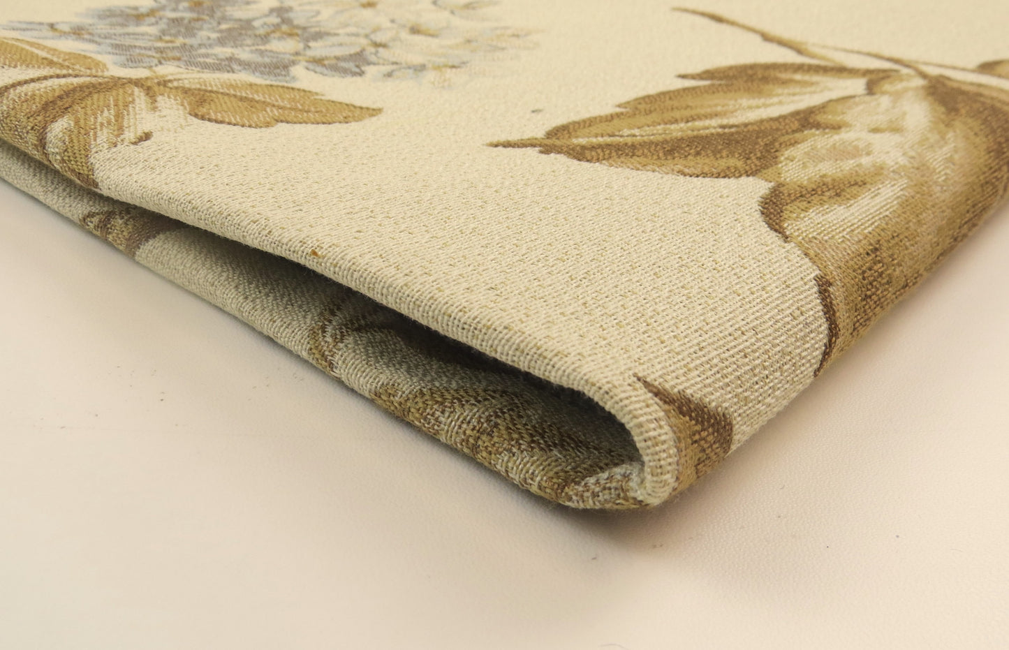 Charleston Mixed Floral Duck Egg Flat Weave Upholstery Fabric