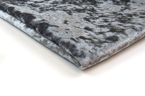Rosemount Shimmer Stahl Crushed Velvet Polsterstoff