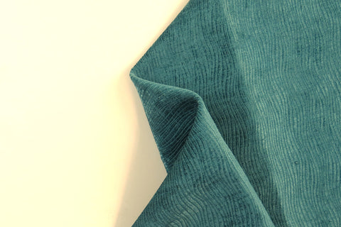 Marokko Petrol Chenille Polsterstoff