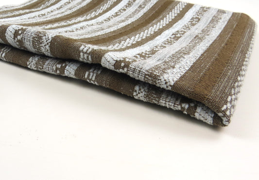 Colwyn Sea Shore Striped Chenille Upholstery Fabric