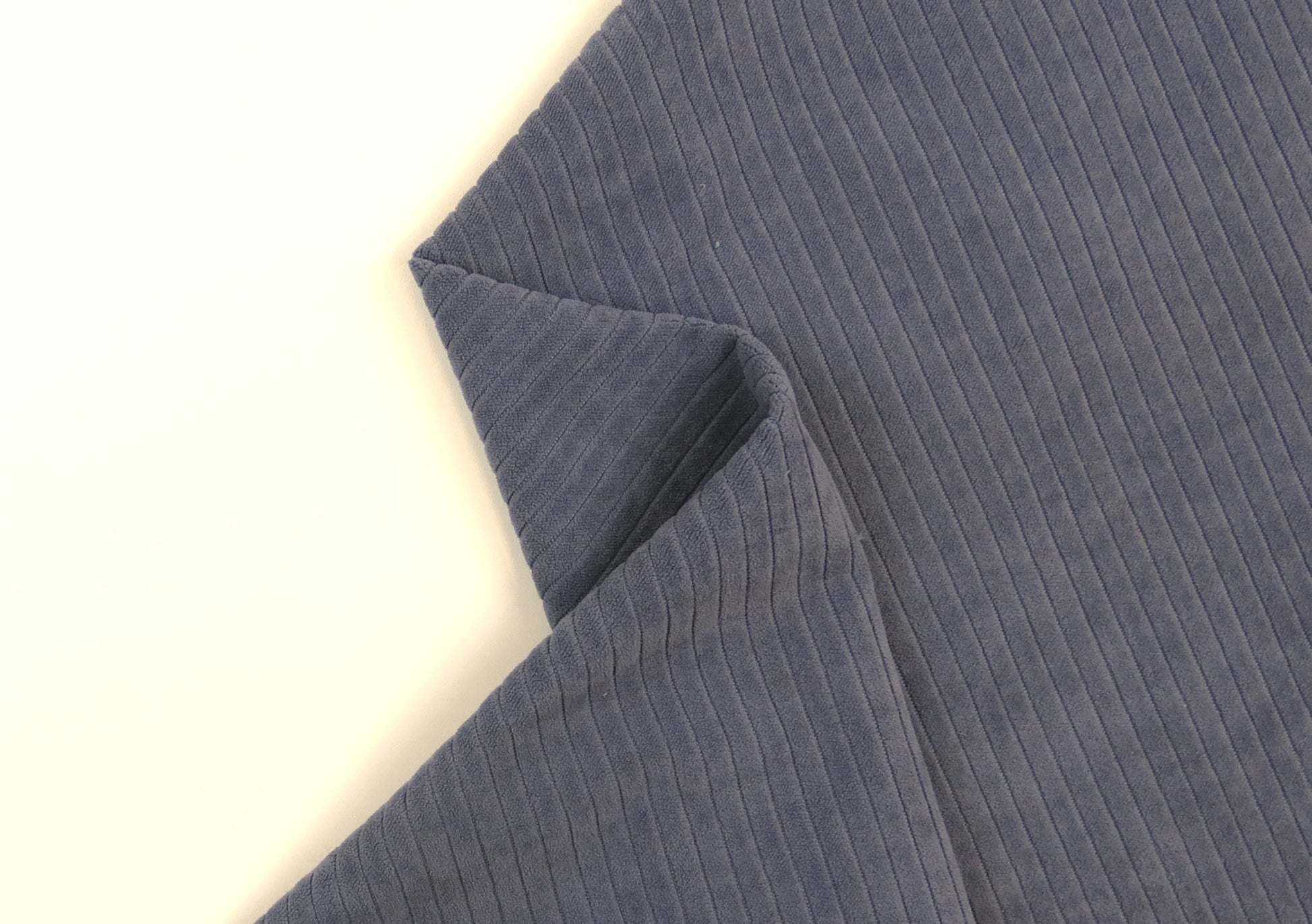 Guisborough French Blue Velvet Upholstery Fabric