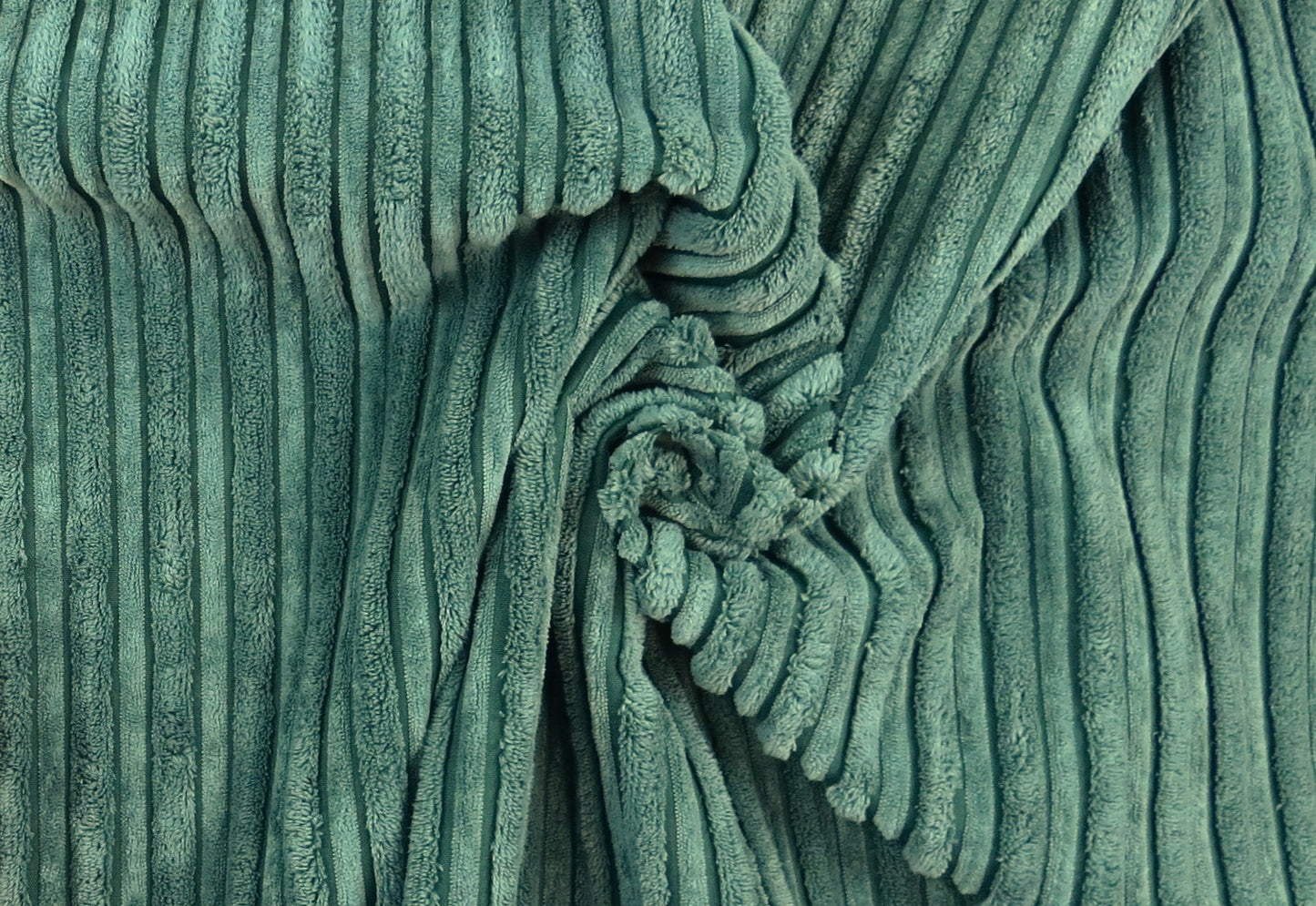 Bentley Teal Jumbo Cord Velvet Upholstery Fabric - Soft Options upholstery trim