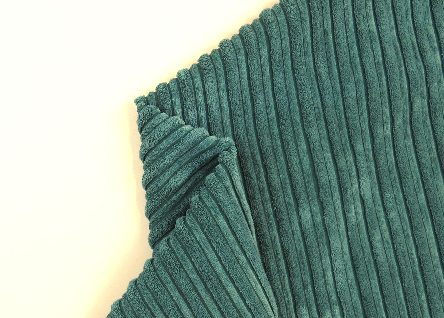 Bentley Teal Jumbo Cord Velvet Upholstery Fabric