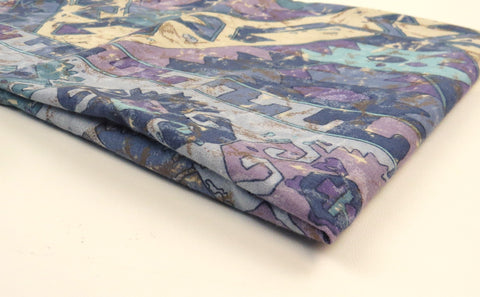 County Cotton Blau-Mix Baumwoll-Polsterstoff