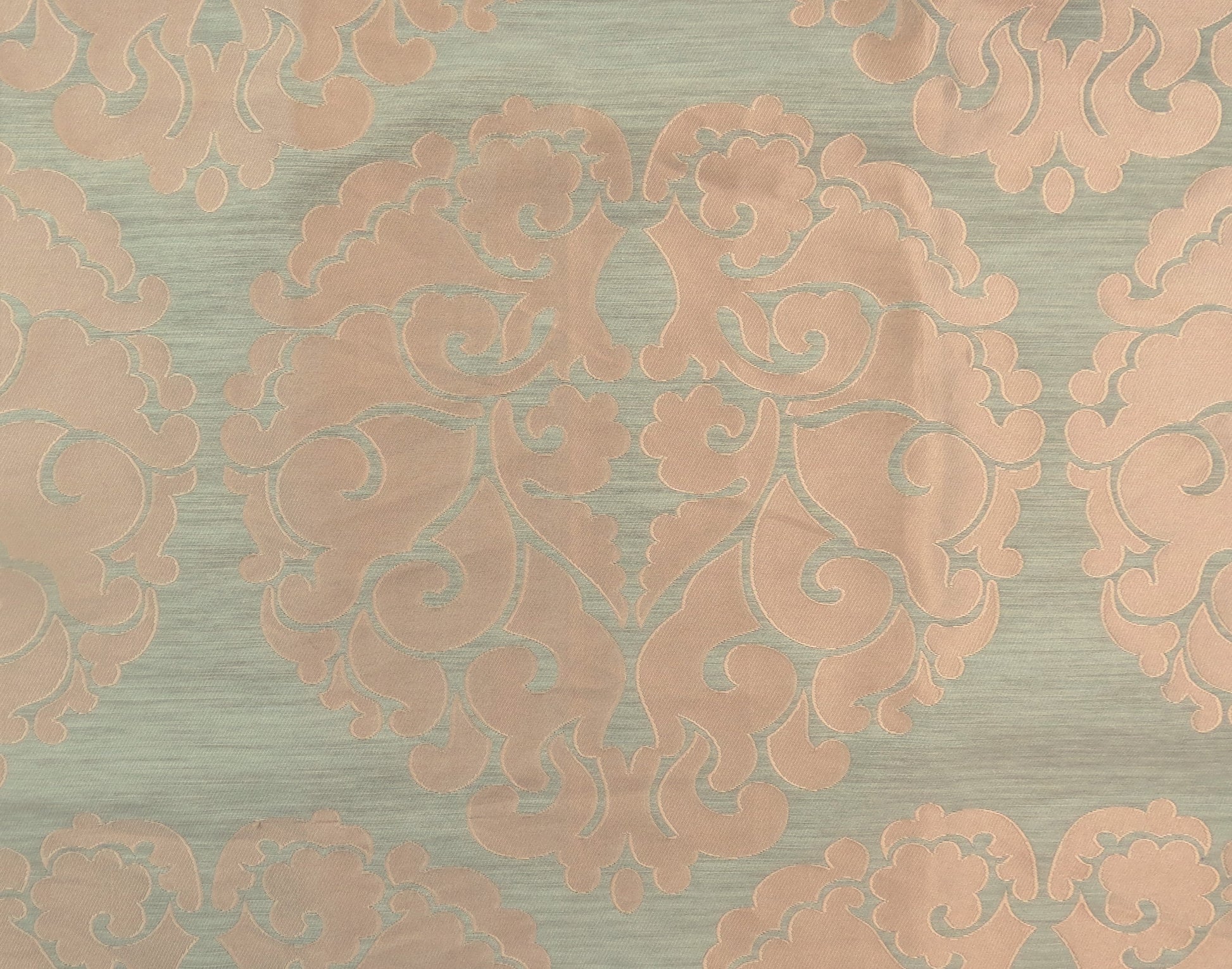 Buckingham Duck Egg Brocade Upholstery Fabric